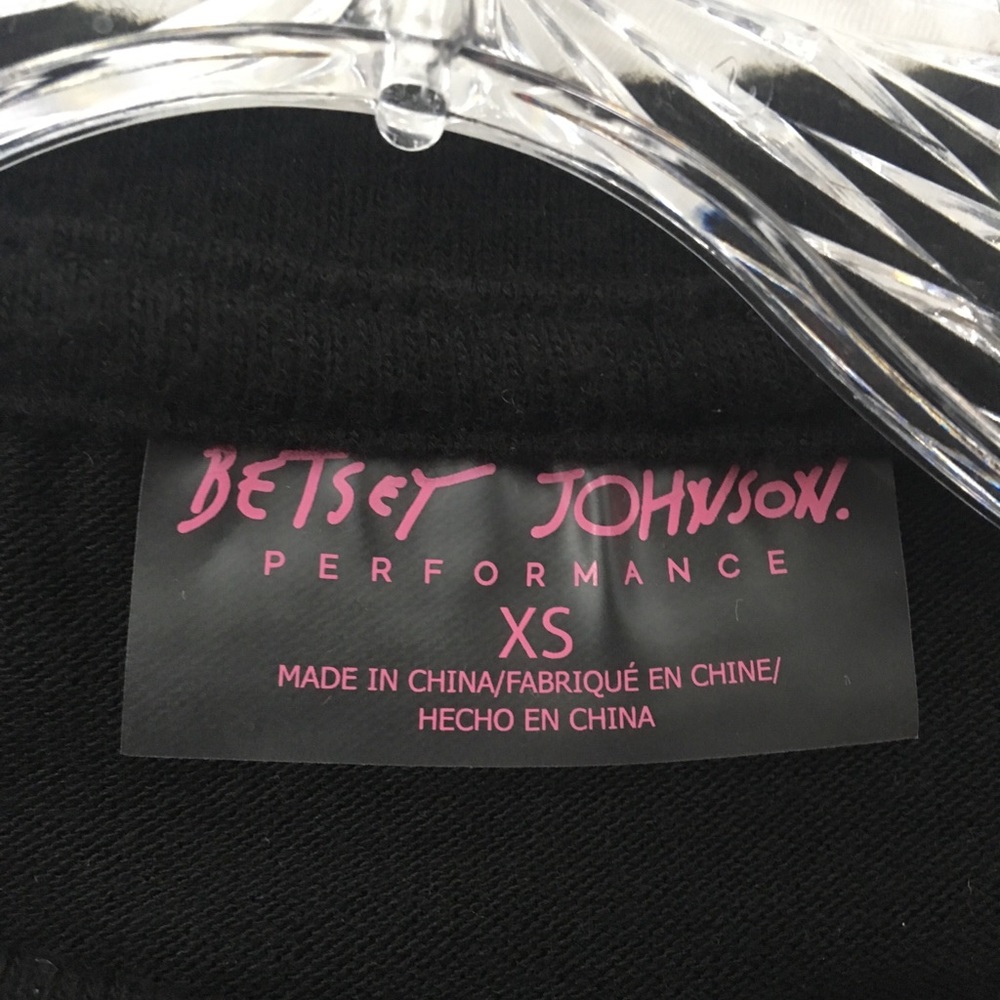 Betsy Johnson LOVE IS ALL THERE IS Performance sweatshirt SIZE XS - Picture 7 of 8